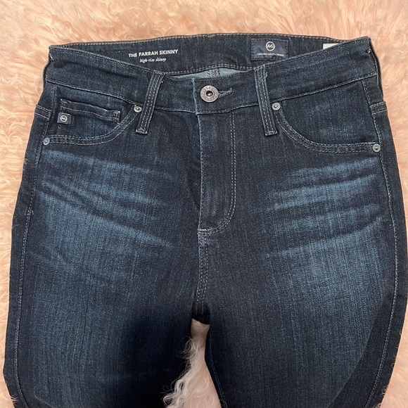 AG ADRIANO GOLDSCHMIED:the Farrah Skinny - High Rise Skinny Sz: 24R - Picture 2 of 11